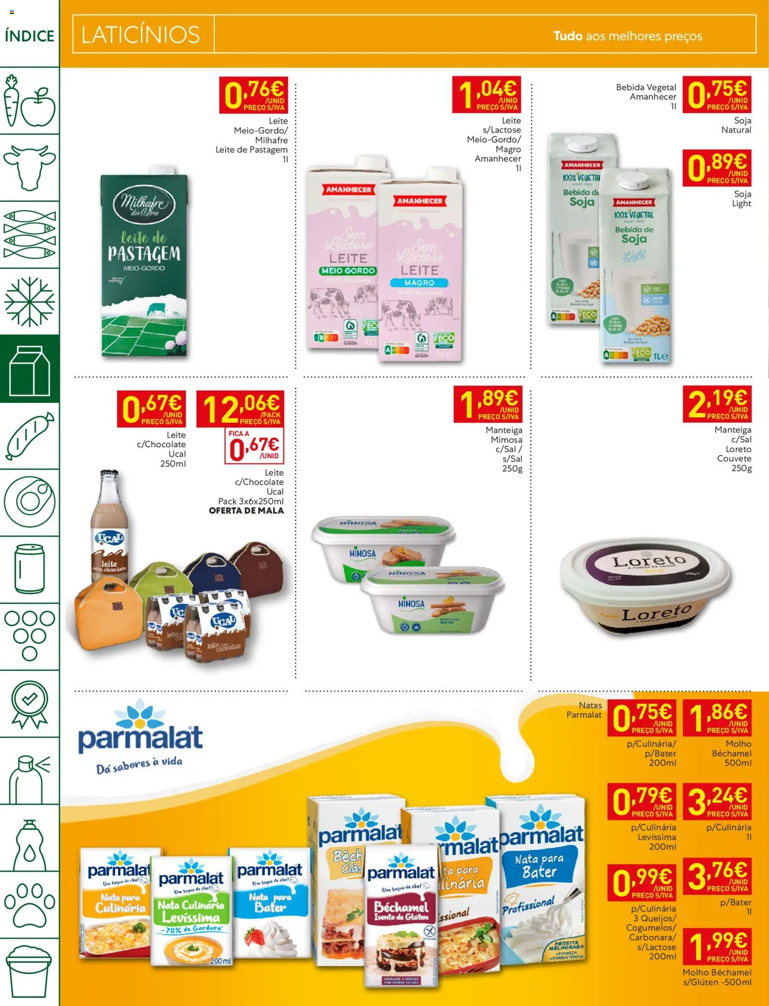 Recheio folheto Madeira │ válido de 29/09/2026 | Página: 8 | Produtos: Laticínios, Leite, Nata, Bebida