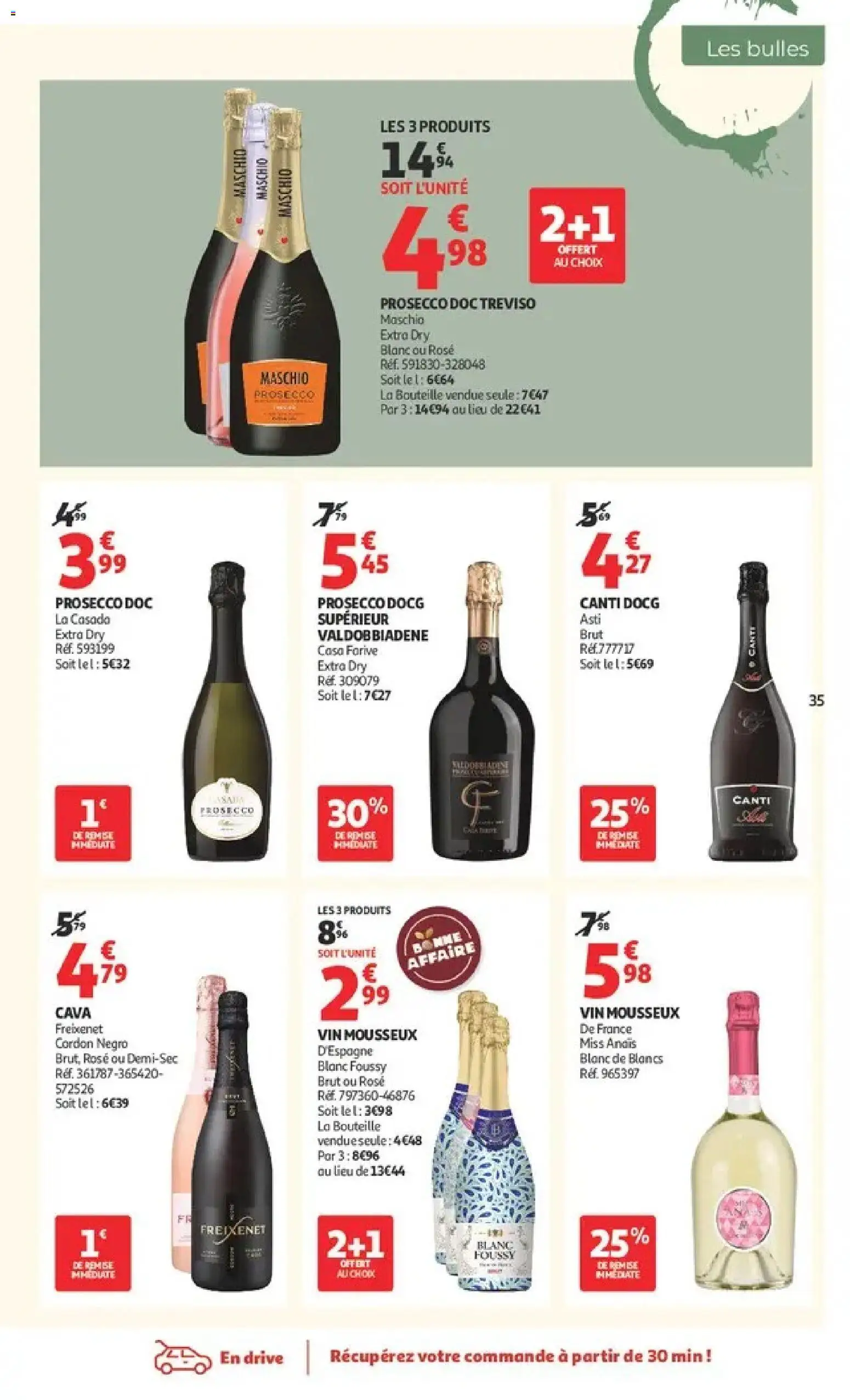 {H1} | Page: 35 | Produits: Vin mousseux, Mousseux, Bouteille, Vin