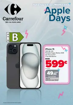 Vista previa Carrefour Apple Days válido desde el 09.06.2026