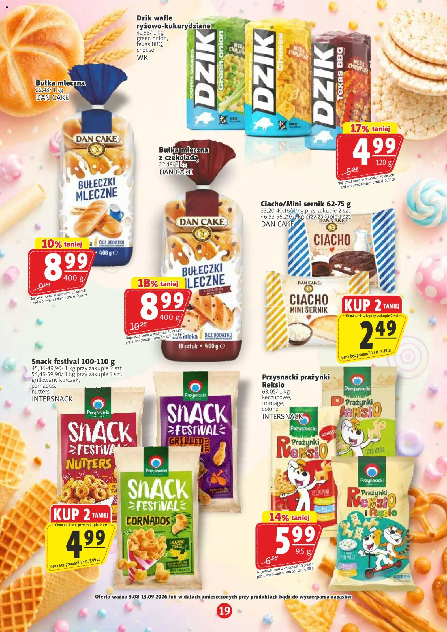Prim Market gazetka - Witaj Szkoło od 03.08.2026 | Strona: 19 | Produkty: Wafle, Mleka, Bułka, Czekolada
