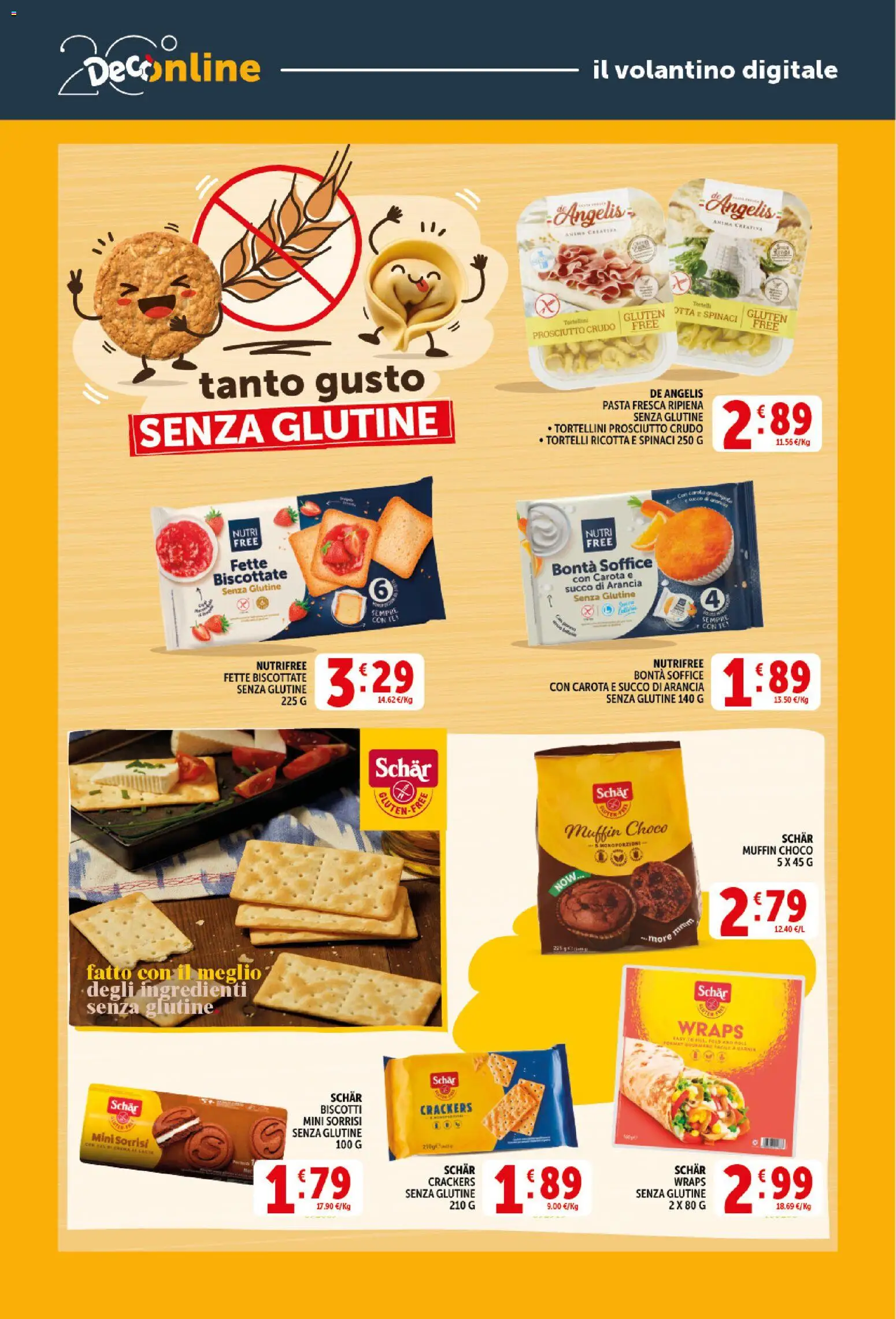 Volantino Decò del 11.05.2026 | Pagina: 33 | Prodotti: Succo, Carota, Biscotti, Prosciutto