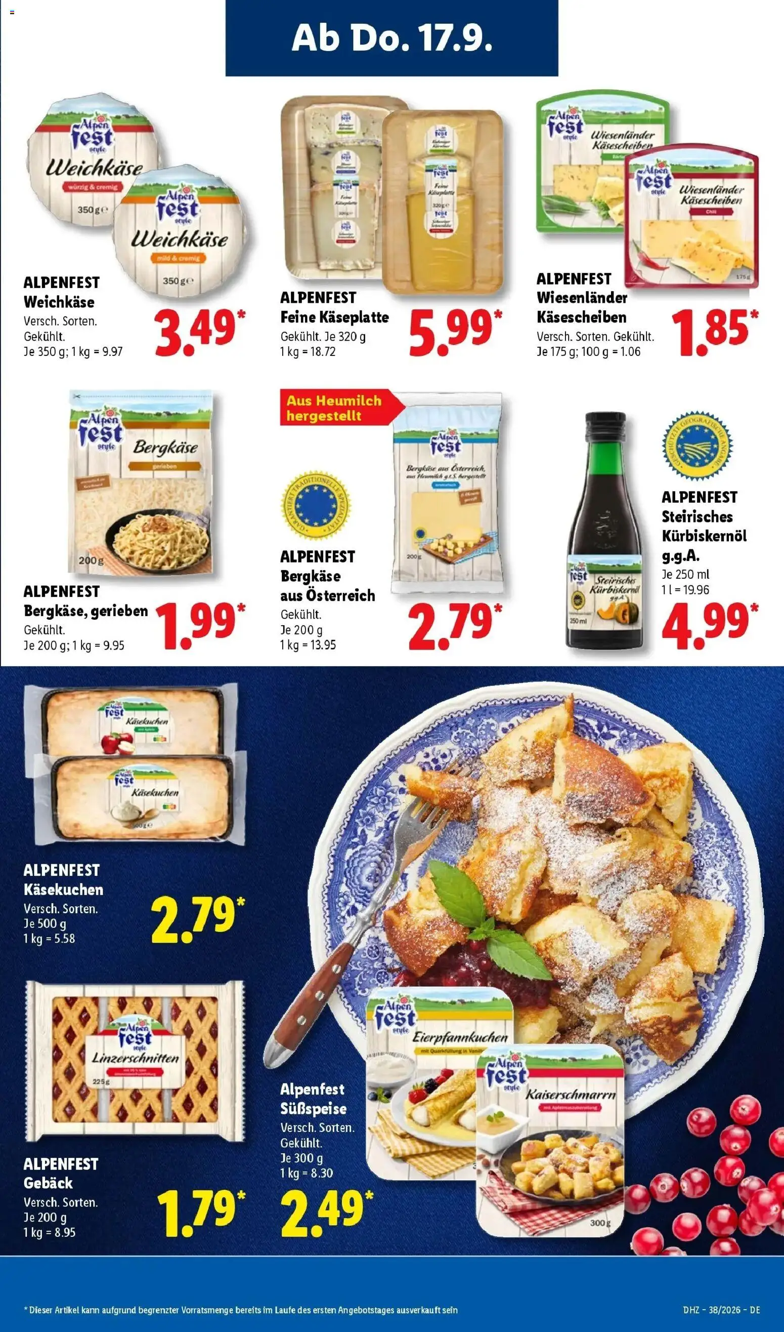 Lidl Prospekt Freudenstadt (ab 14.09.2026) zum Blättern » Angebote | Seite: 63 | Produkte: Kürbiskernöl, Vanille