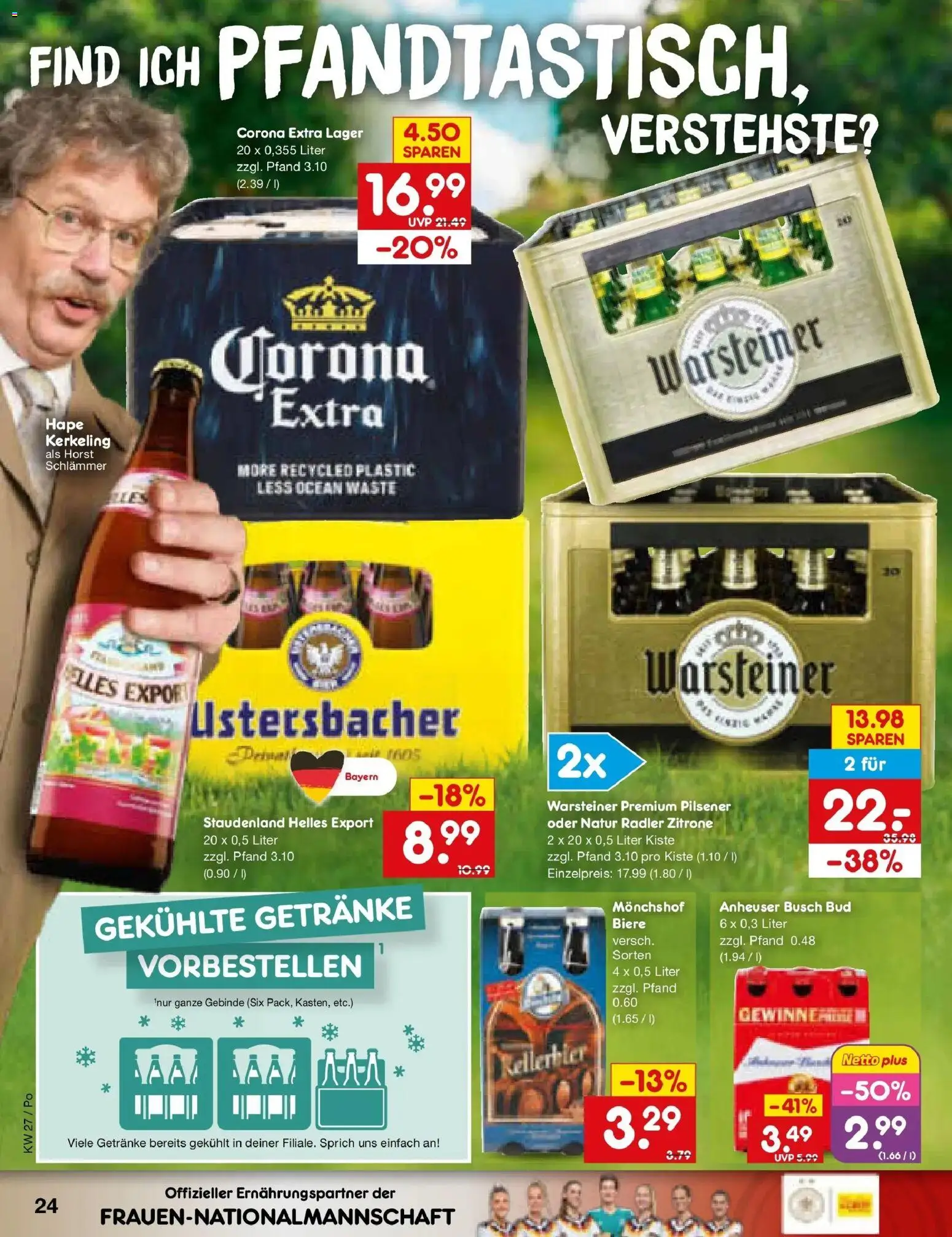Netto Marken-Discount Prospekt Selb – gültig ab 29.06.2026 | Seite: 36 | Produkte: Monchshof, Radler, Warsteiner, Zitrone