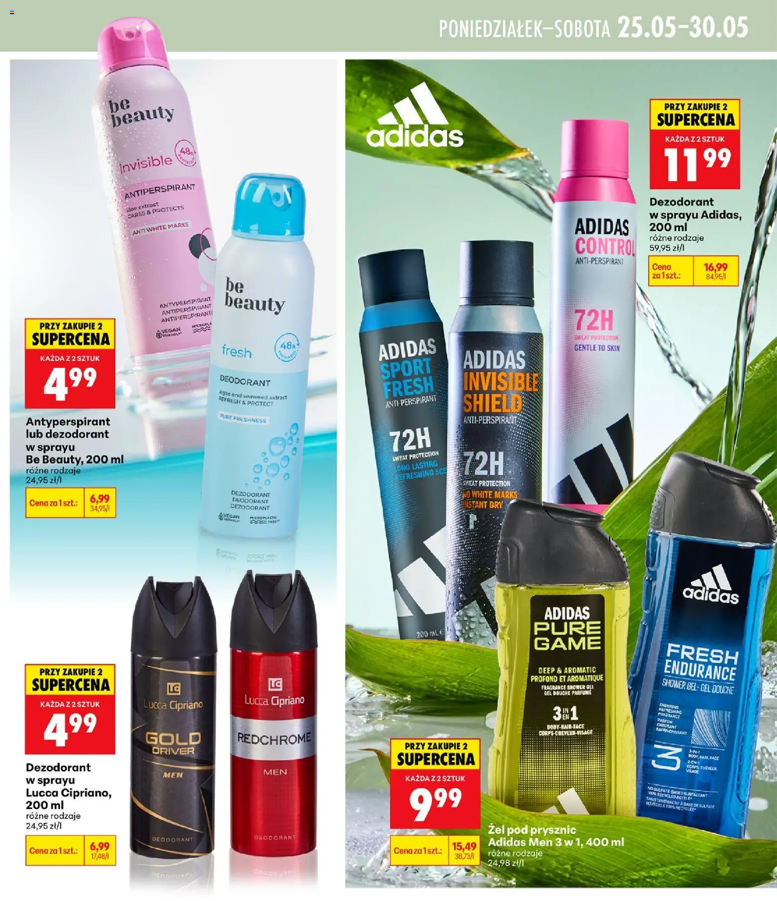 Biedronka gazetka - Mamy piękne strony od 21.05.2026 | Strona: 33 | Produkty: Prysznic, Żel pod prysznic, Dezodorant, Antyperspirant