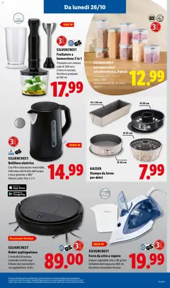 Anteprima del volantino Lidl volantino valido a partire dal 22/10/2026 | Pagina: 41 | Prodotti: Tritatutto, Bicchiere, Forno, Aspirapolvere