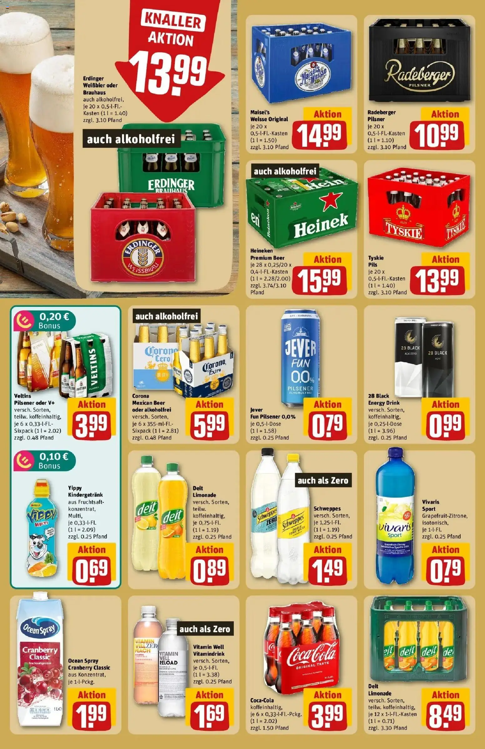 REWE Prospekt ab 17.08.2026 zum Blättern » Angebote | Seite: 26 | Produkte: Erdinger, Pils, Limonade, Heineken