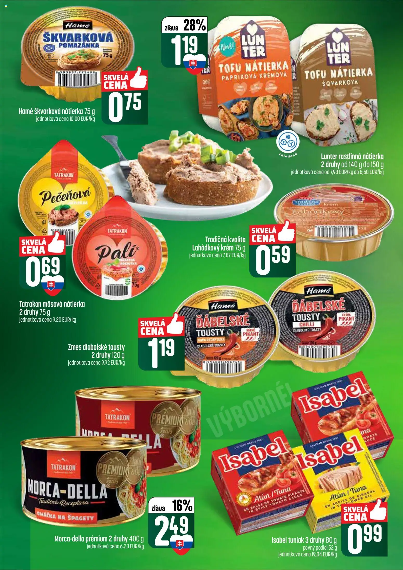 Nové COOP Jednota akcie – leták je platný od 16.04.2026 | Strana: 30 | Produkty: Tofu, Krém, Omáčka, Špagety