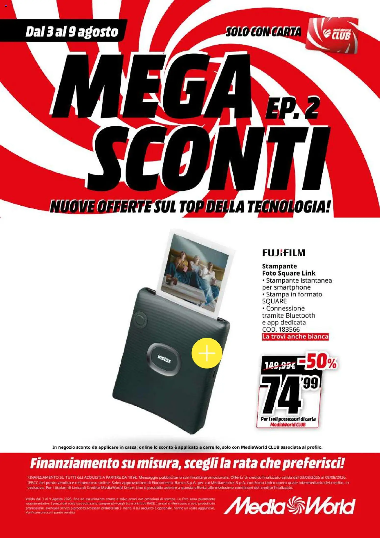 Volantino Media World del 03/08/2026 | Pagina: 38