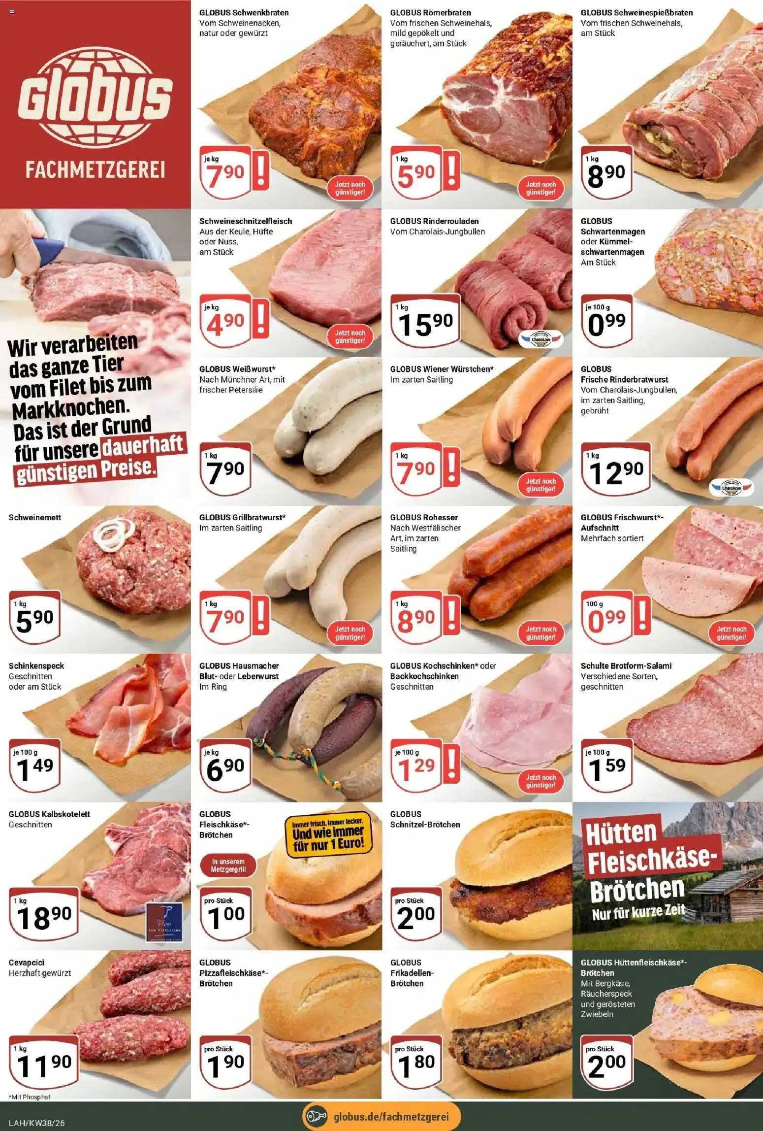 Globus Prospekt Lahnstein (ab 14.09.2026) » Angebote online | Seite: 10 | Produkte: Rinderrouladen, Cevapcici, Zwiebeln, Petersilie