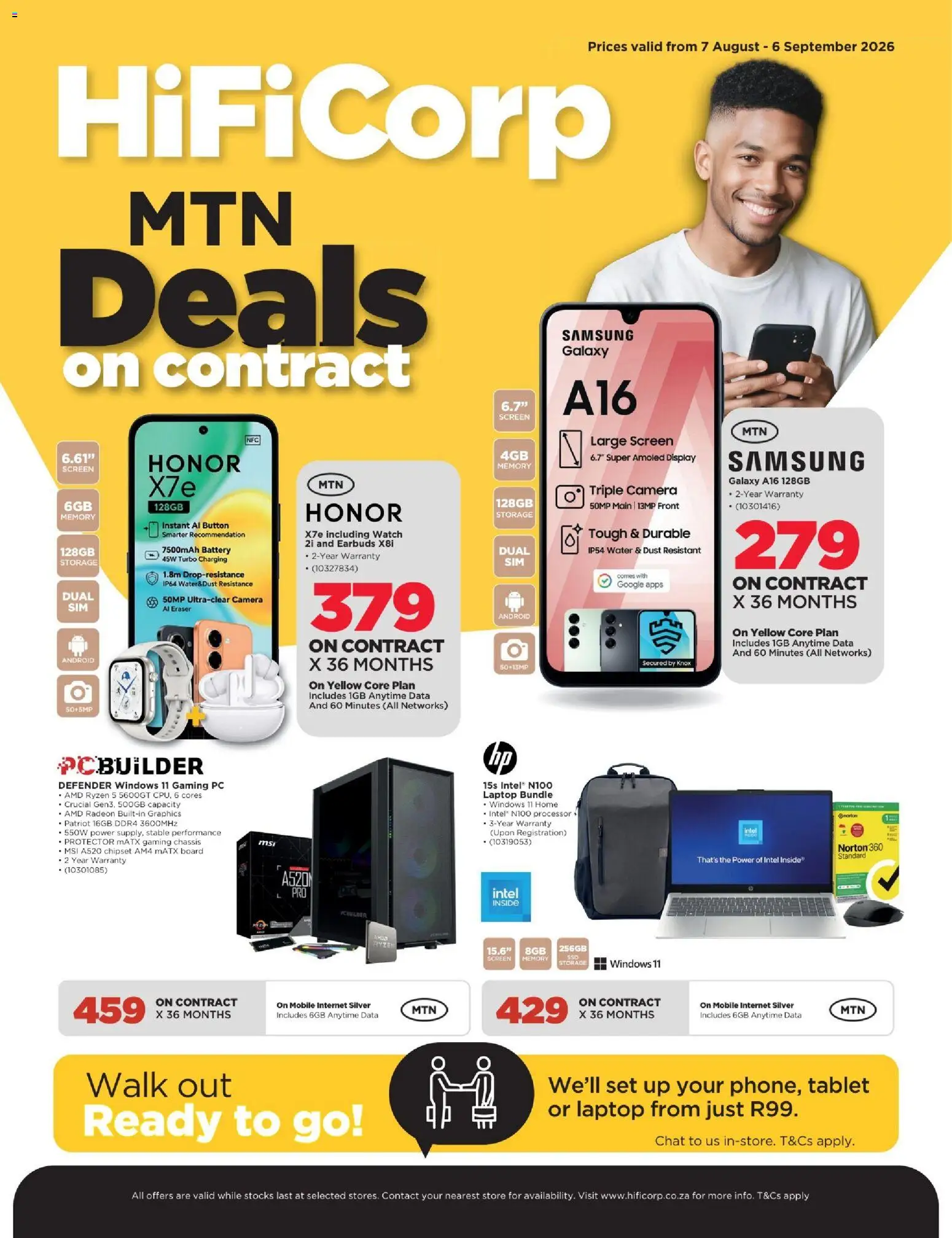 New HiFi Corp catalogue – valid from 07/08/2026 | Page: 1 | Products: Data, Tablet, PC, Water