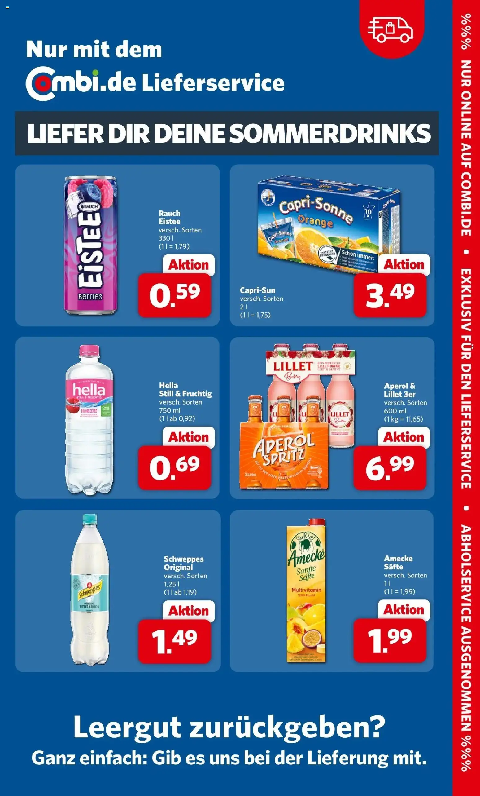 Combi Prospekt Celle – gültig ab 22.06.2026 | Seite: 36 | Produkte: Schweppes, Lillet, Hella, Himbeere