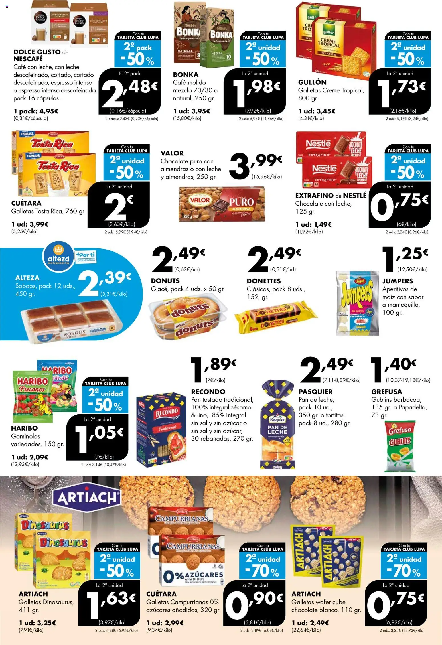 Lupa Supermercados folleto │ válido desde el 03/09/2026 | Página: 11 | Productos: Pan, Chocolate, Almendras, Donuts