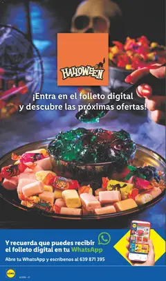 Vista previa Gominolas de gelatina, Gominolas de gelatina con motivos de Halloween. válido desde el 12/10/2026 | Página: 38