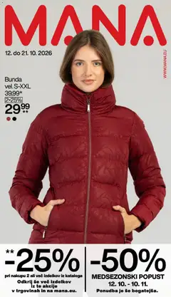 Mana katalog akcije – veljaven od 12.10.2026