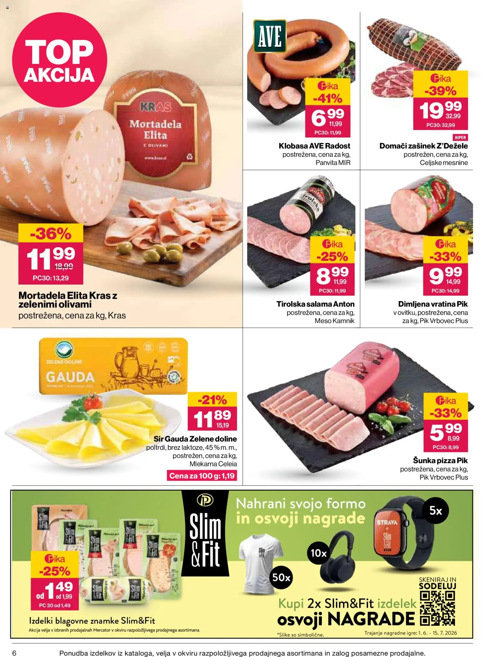 Novi Mercator katalog ponudbe – veljaven od 09.07.2026 | Stran: 6