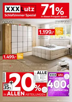 XXXLutz Schlafzimmer Spezial ab 10.10.2026 gültig