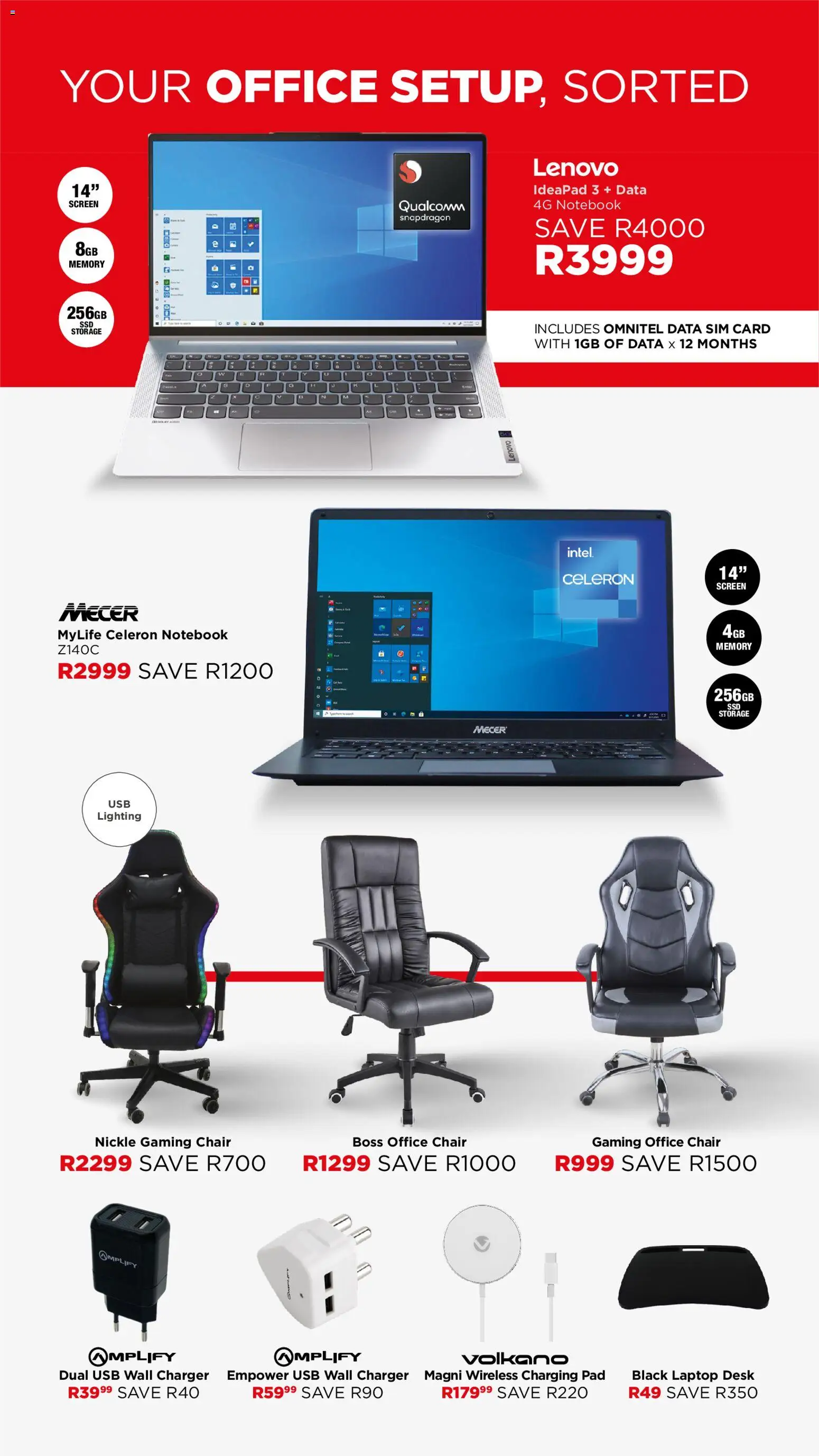 New House and Home catalogue – valid from 09/03/2026 | Page: 23 | Products: Desk, USB, Laptop, Charger