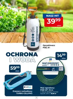 Pogląd oferty "Mrówka gazetka" - ważna od 14.05.2026 | Strona: 16 | Produkty: Wąż ogrodowy, Opryskiwacz, Woda