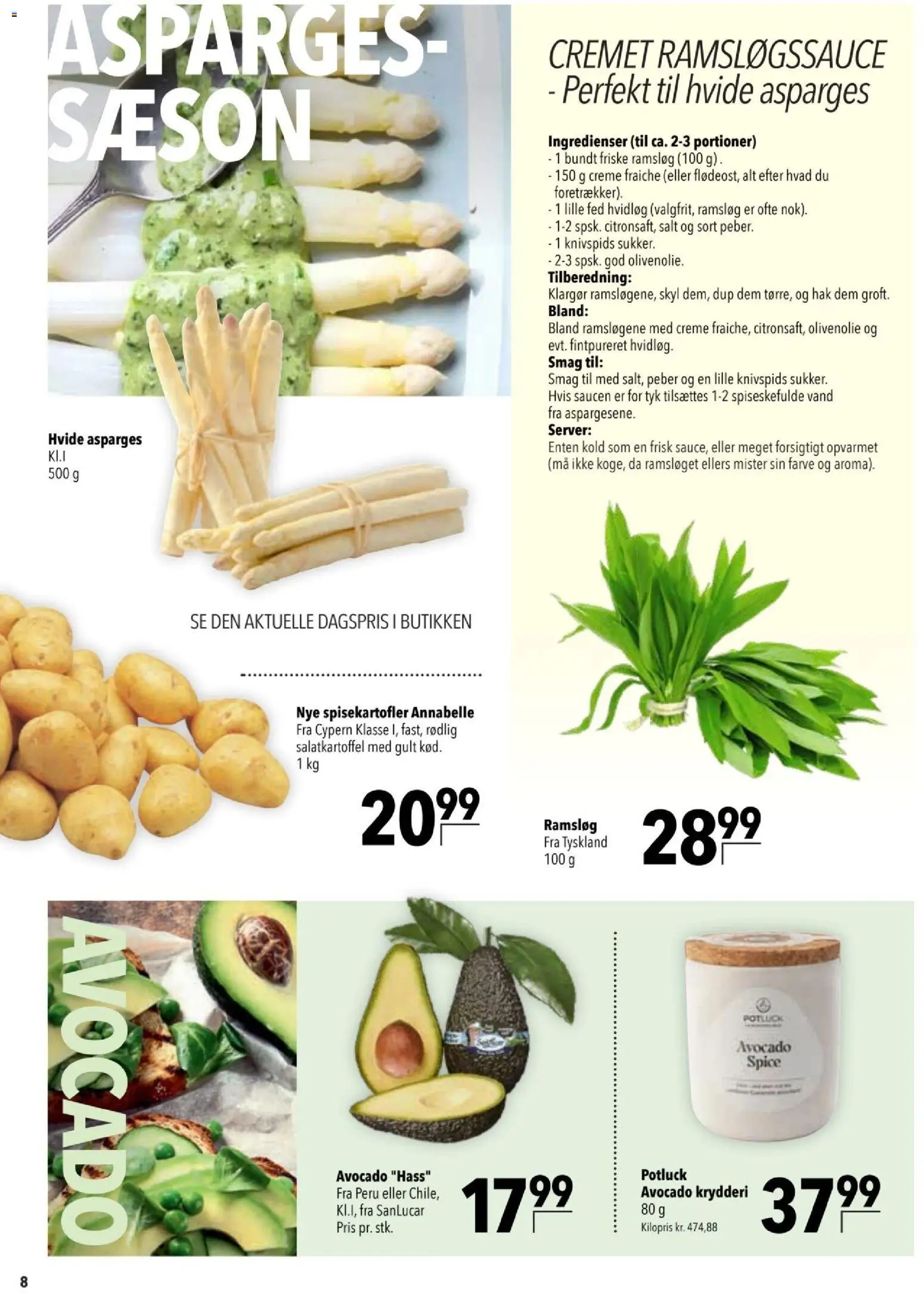 CITTI tilbudsavis – gyldig fra 25/03/2026 | Side: 8 | Produkter: Creme, Salt, Peber, Hvidløg