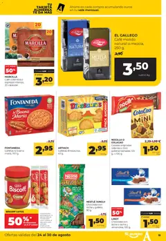 Vista previa Alimerka folleto válido desde el 24/08/2026 | Página: 13 | Productos: Cápsulas, Chocolate, Cereales, Lindt