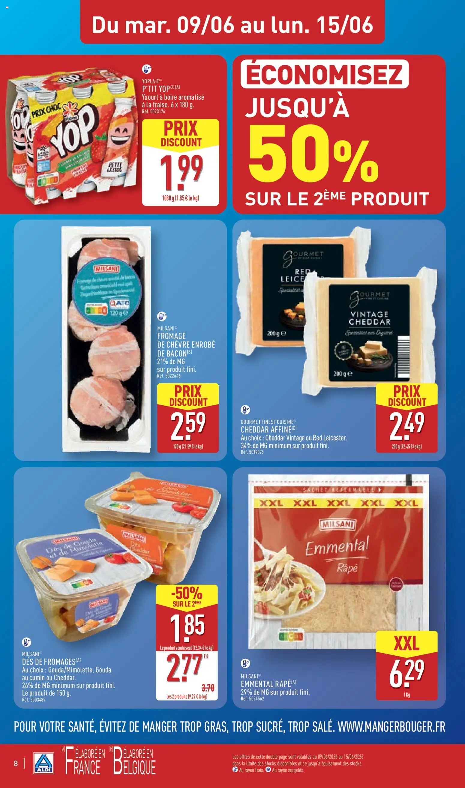 {H1} | Page: 12 | Produits: Yaourt à boire, Fromage, Yaourt, Gouda