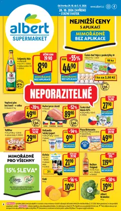 Náhled letáku Albert leták - Supermarket od 28.10.2026