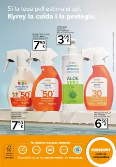 Vista previa Consum folleto válido desde el 23.04.2026 | Página: 24 | Productos: Spray solar, Protector solar, Silla