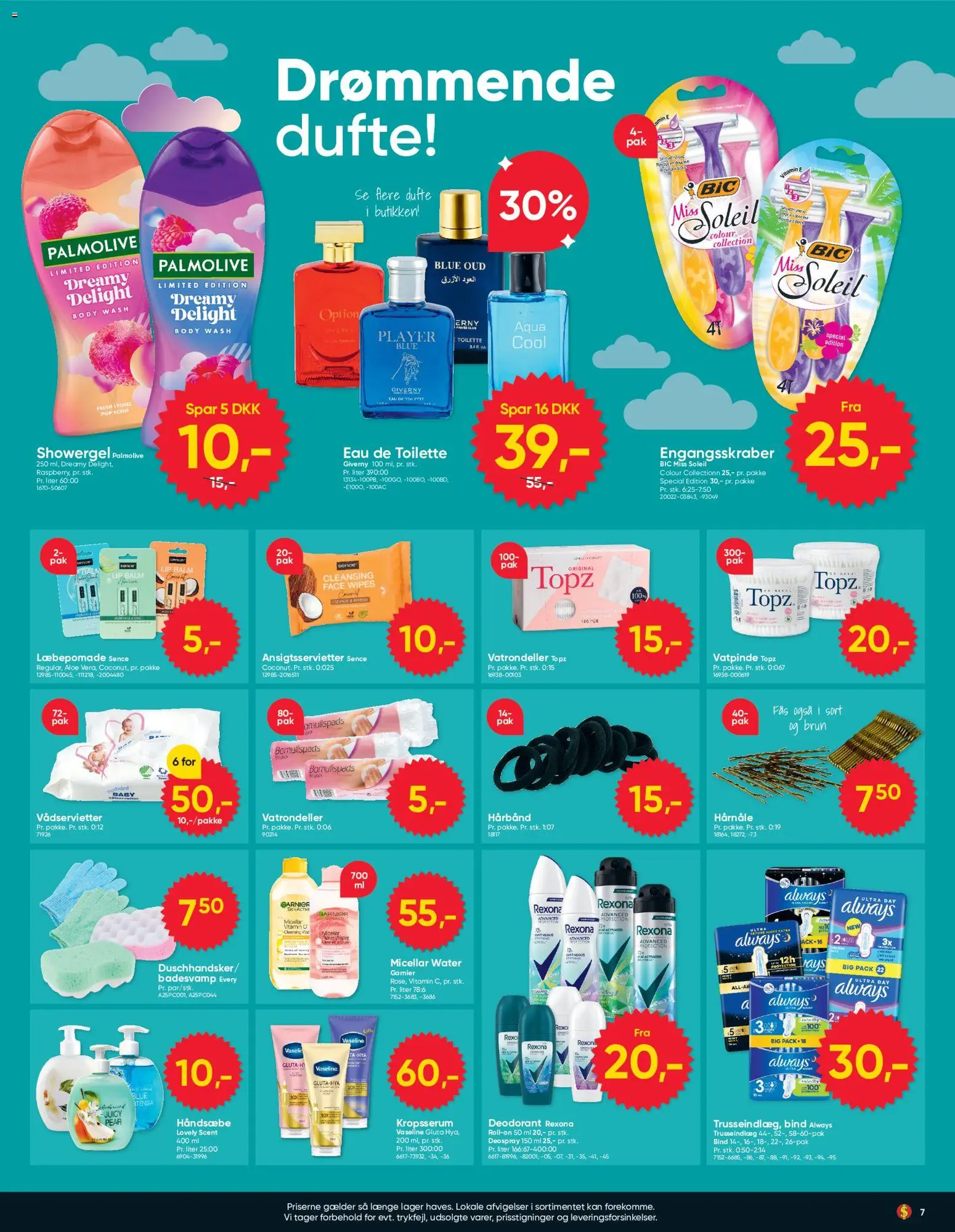 Bigdollar tilbudsavis – gyldig fra 07/08/2026 | Side: 7 | Produkter: Eau de toilette, Deodorant