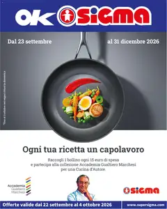 Anteprima del volantino SIGMA volantino OK valido a partire dal 22/09/2026
