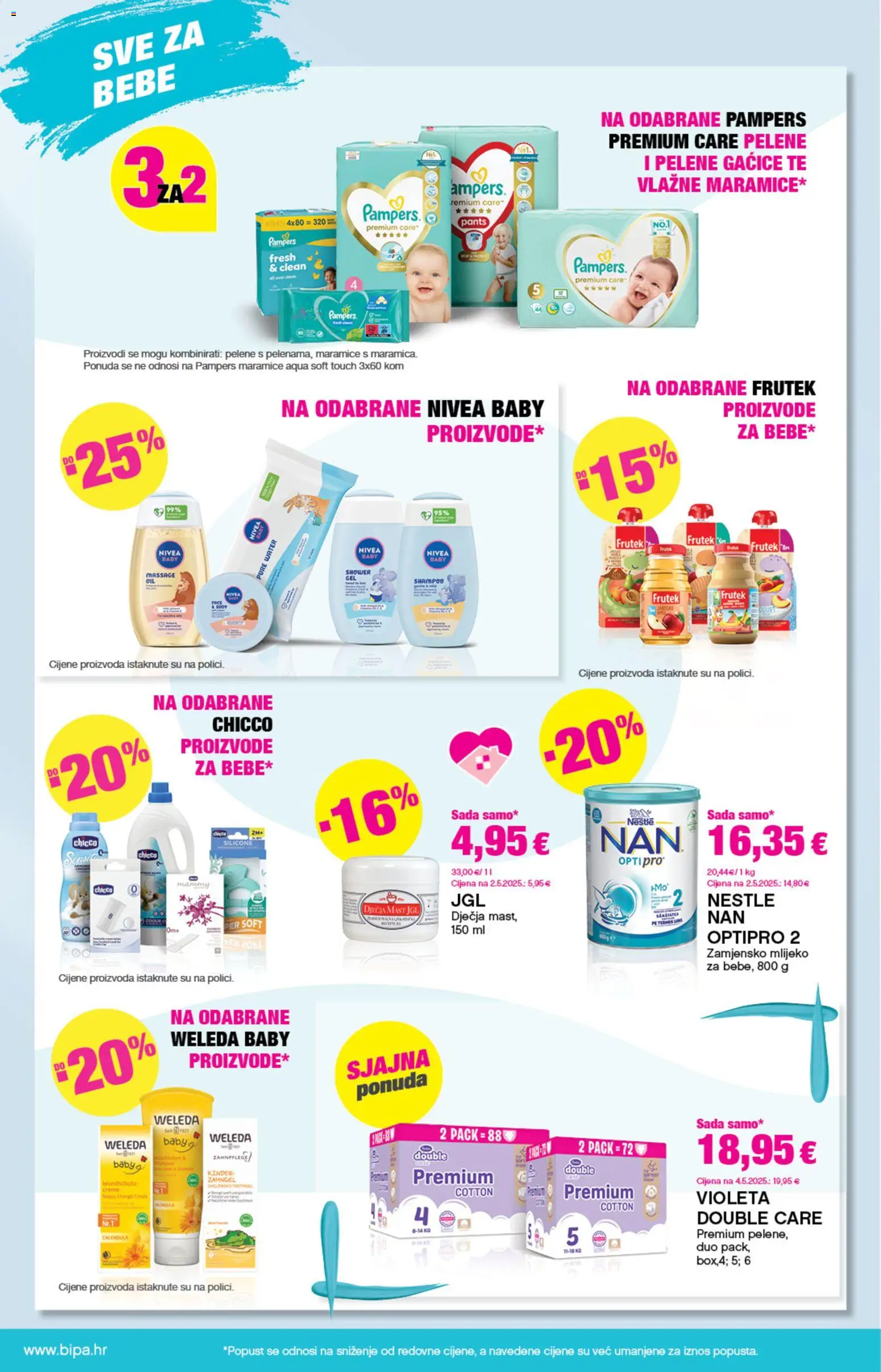 Bipa katalog | vrijedi od 17.09.2026 | Stranica: 16 | Proizvodi: Mast, Pelene, Pampers, Violeta