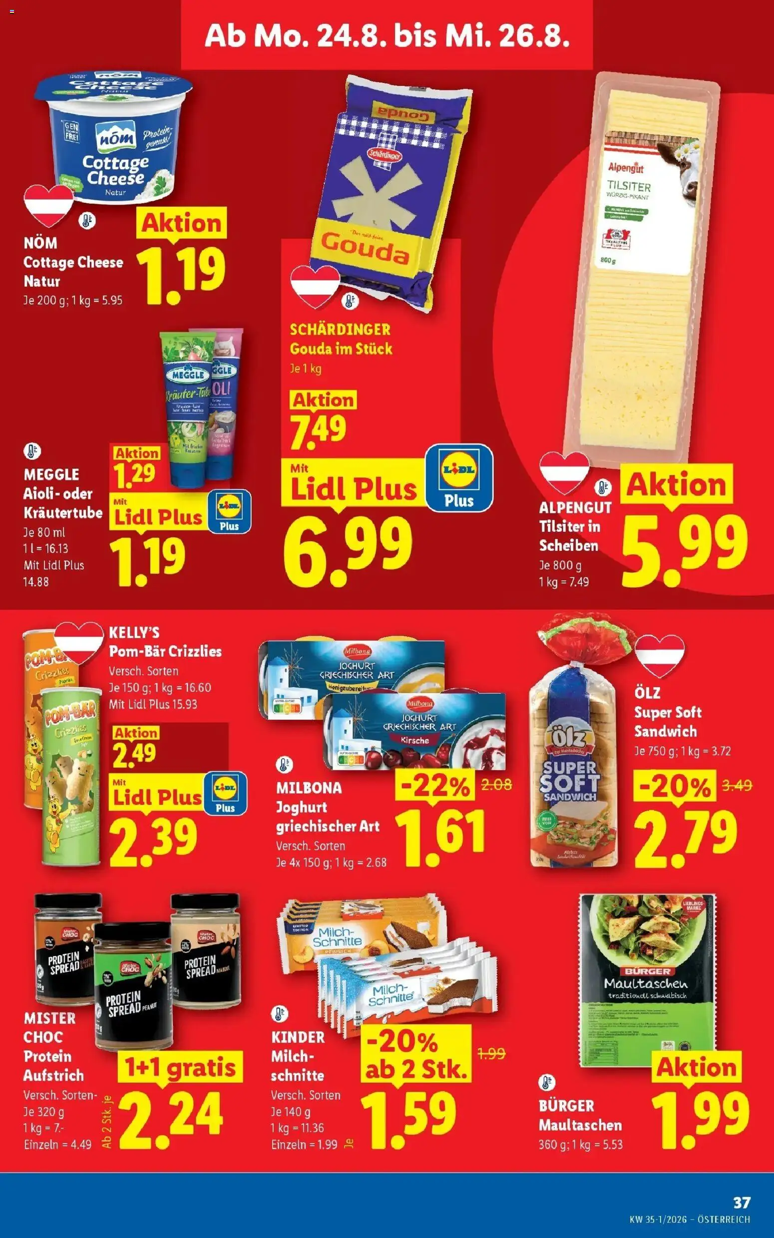 Lidl Flugblatt - Jenbach ab 16.08.2026 - Angebote ab donnerstag | Seite: 44