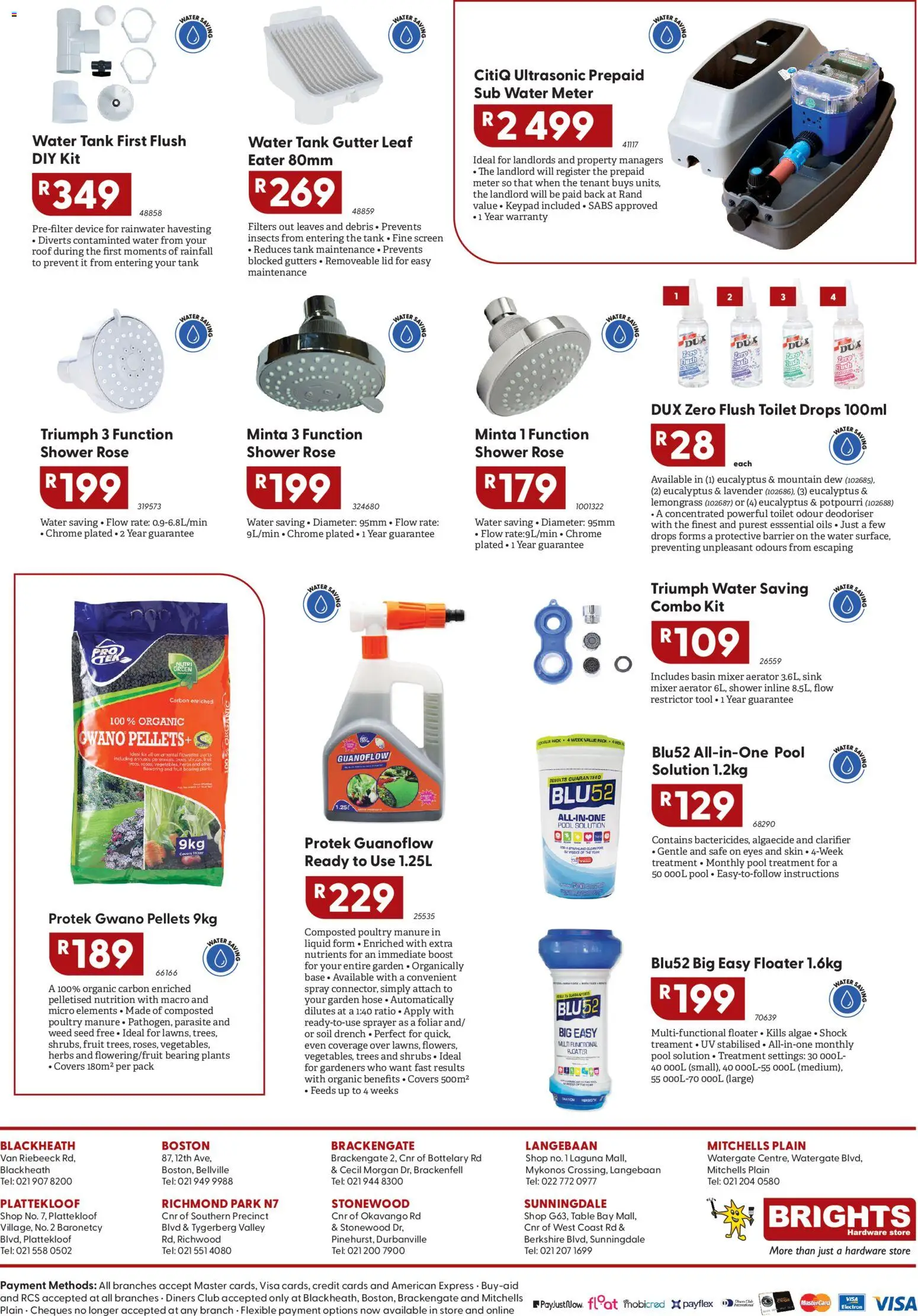 New Brights Hardware catalogue – valid from 17.04.2026 | Page: 2 | Products: Mixer, Table, Basin, Water