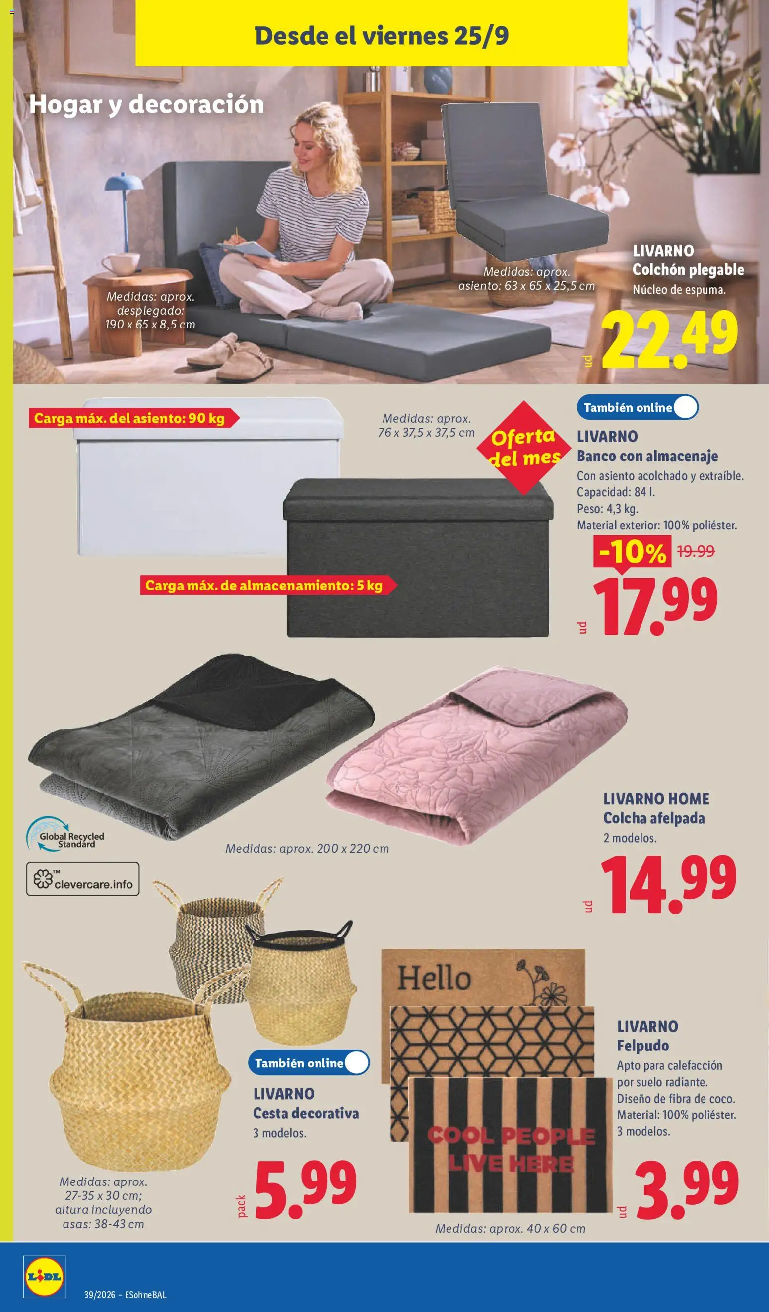 Lidl folleto de bazar │ válido desde el 21/09/2026 | Página: 18