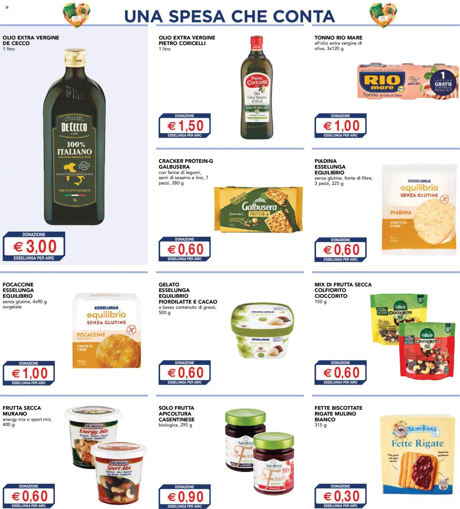 Volantino Esselunga S del 07.05.2026 | Pagina: 5 | Prodotti: Frutta, Olio, Piadina, Fette biscottate