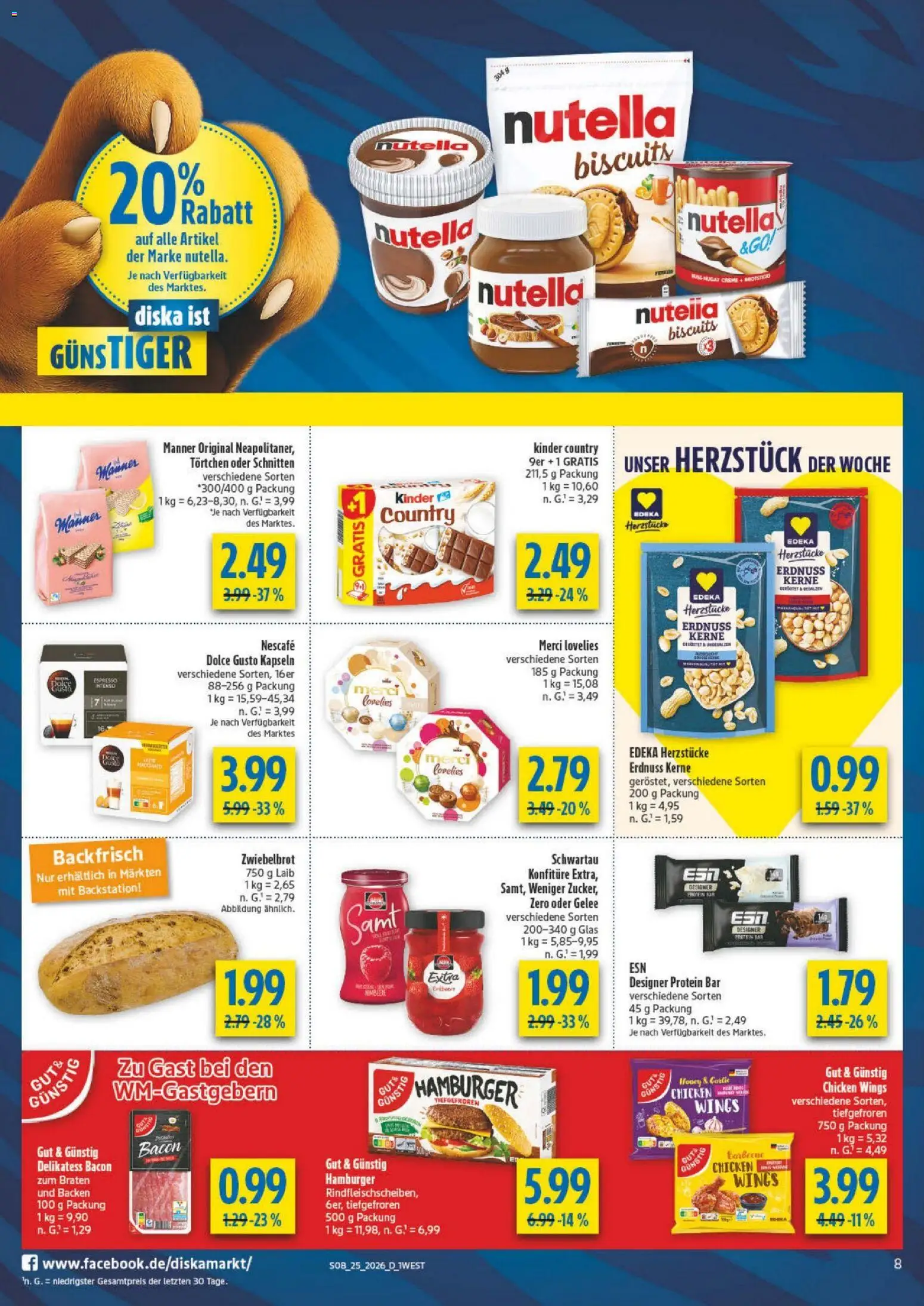 Diska - Diska Angebote Bayern KW25 – gültig ab 15.06.2026 | Seite: 12 | Produkte: Merci, Creme, Dolce Gusto kapseln, Dolce gusto