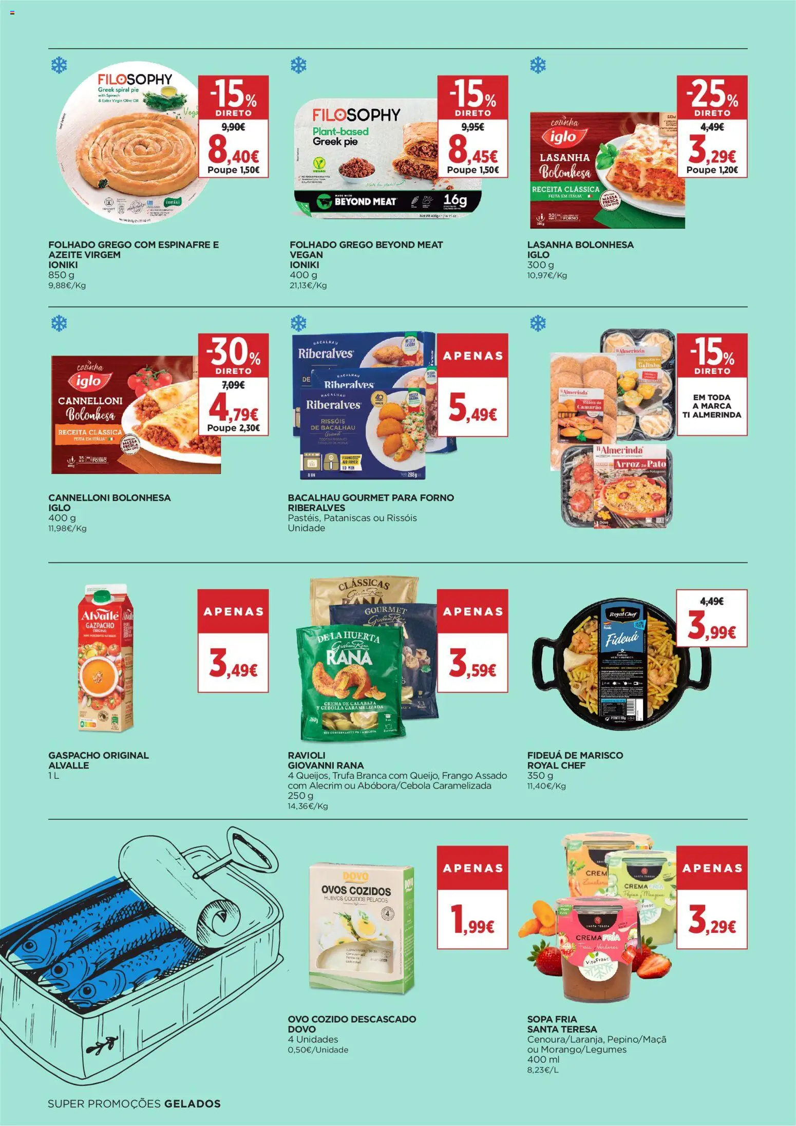 El Corte Ingles folheto │ válido de 10/07/2026 | Página: 16 | Produtos: Frango, Ovos, Arroz, Massa
