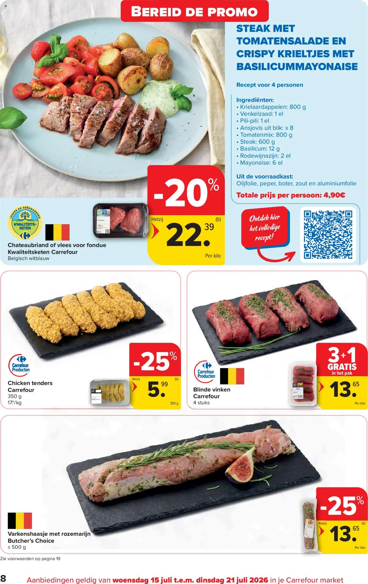 {H1} | Pagina: 8 | Producten: Steak, Krieltjes, Ansjovis, Ingrediënten