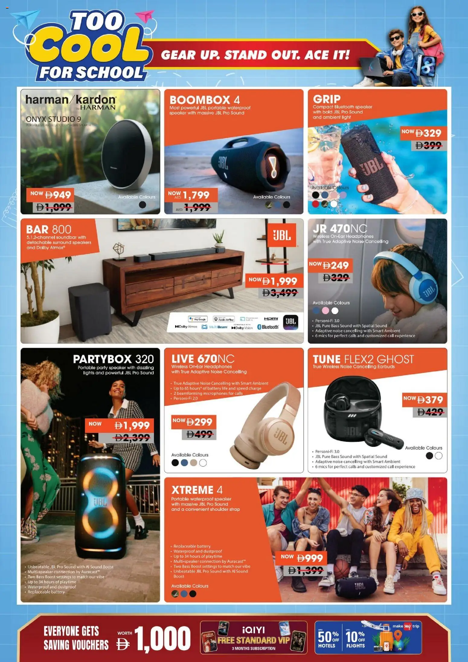 {H1} | Page: 15 | Products: Earbuds, Speaker, Battery, Soundbar