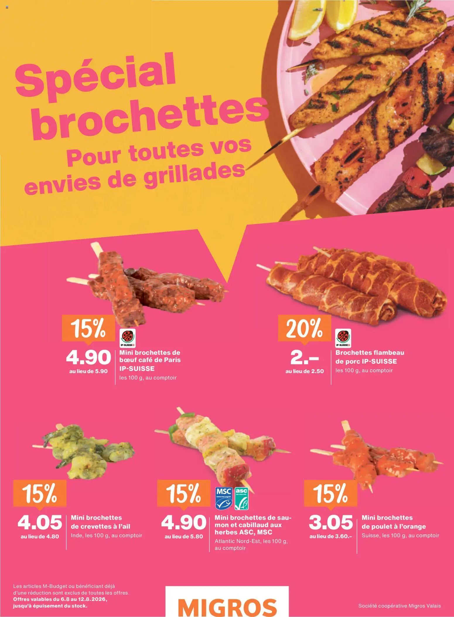 Migros aktionen Magazine FR – gültig ab 05.08.2026 | Seite: 32