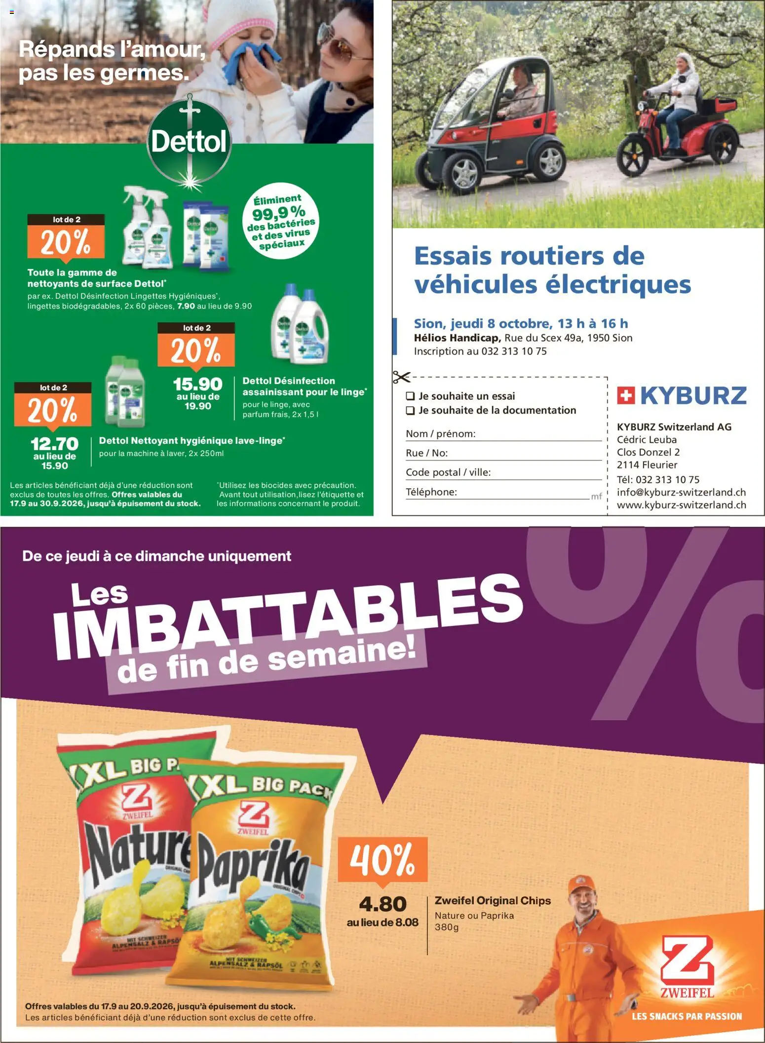 Migros aktionen Magazine FR – gültig ab 16.09.2026 | Seite: 56 | Produkte: Rapsöl, Parfüm, Snacks, Paprika