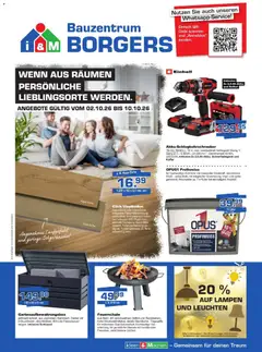 Angebote - Borgers Baustoffe: Wenn aus Räumen persönliche Lieblingsorte werden ab 02.10.2026 gültig