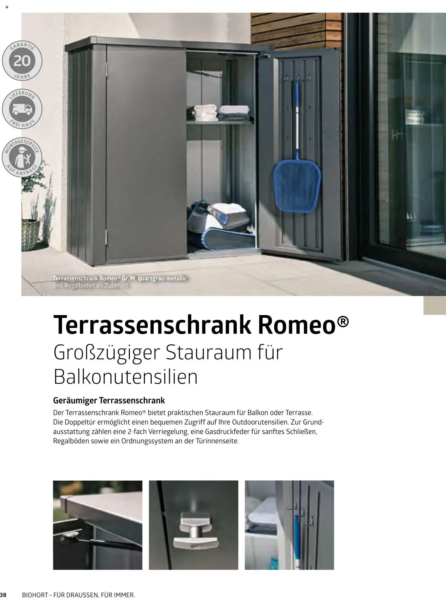 Dehner Biohort – Metall für Garten & Terrasse – gültig ab 01.01.2026 | Seite: 38