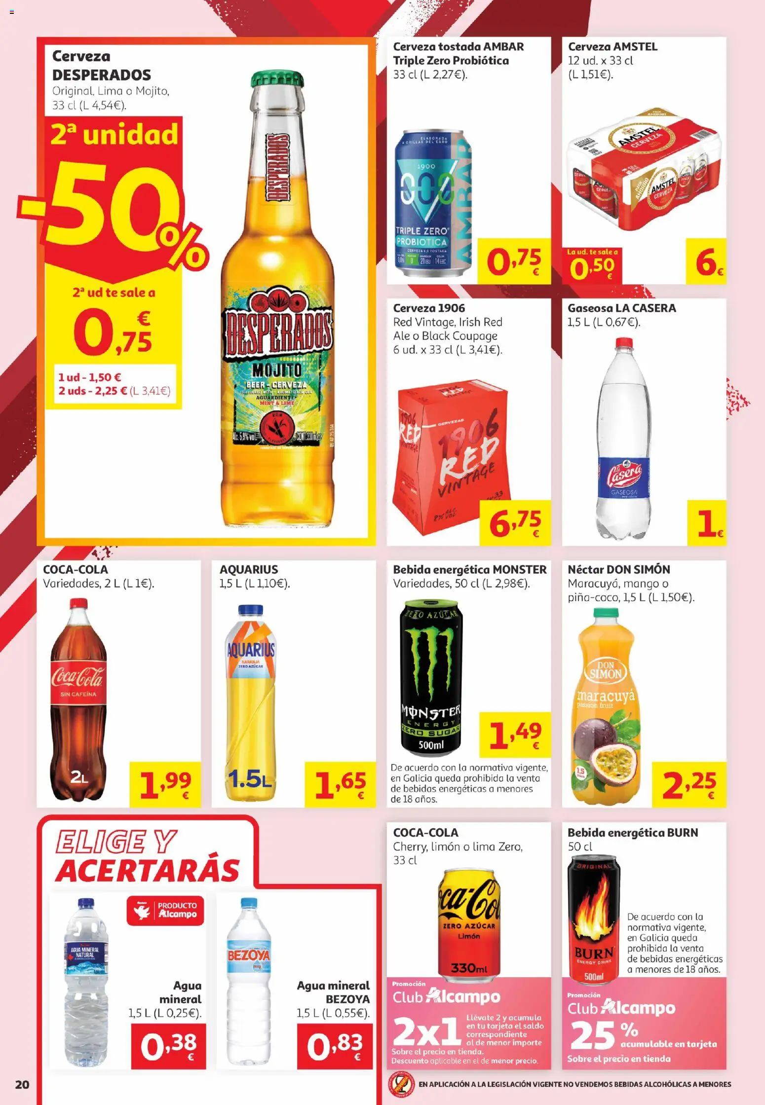 Alcampo Canarias │ válido desde el 16.06.2026 | Página: 20 | Productos: Lima, Té, Ρούτερ, Παρμεζάνα
