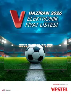 01.06.2026 tarihinden itibaren geçerli olan Vestel kataloğu önizlemesi
