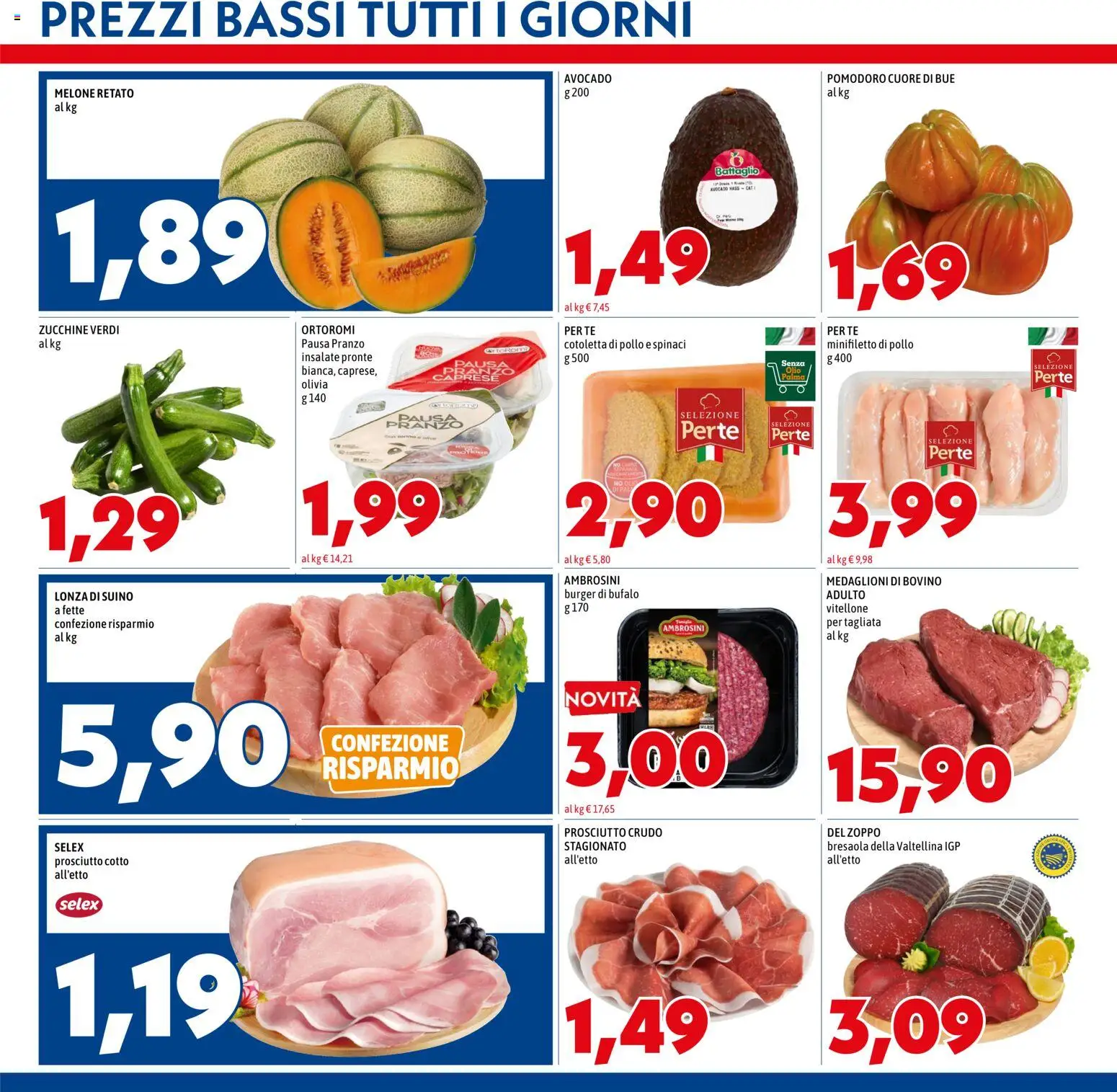 Volantino Mega del 28.05.2026 | Pagina: 3 | Prodotti: Prosciutto Crudo, Bresaola, Prosciutto, Bufalo