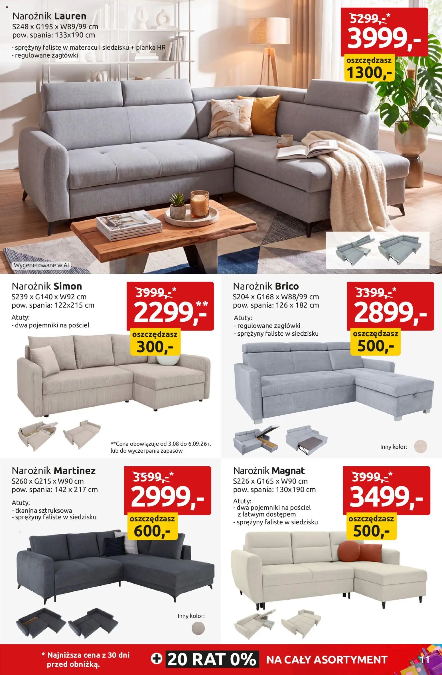 Black Red White promocje od 24.08.2026 | Strona: 11 | Produkty: Pościel, Narożnik