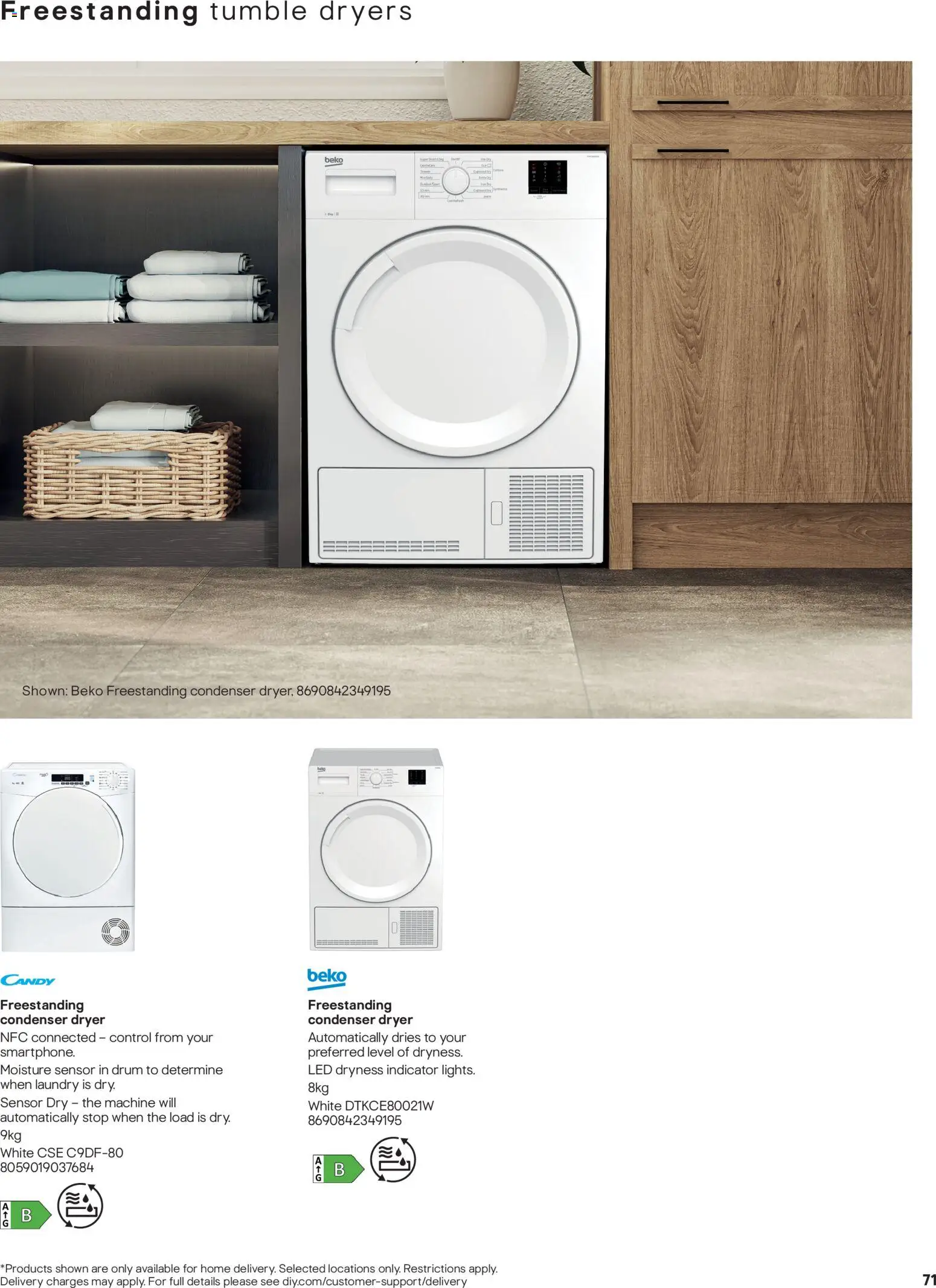 {H1} | Page: 71 | Products: Dryer