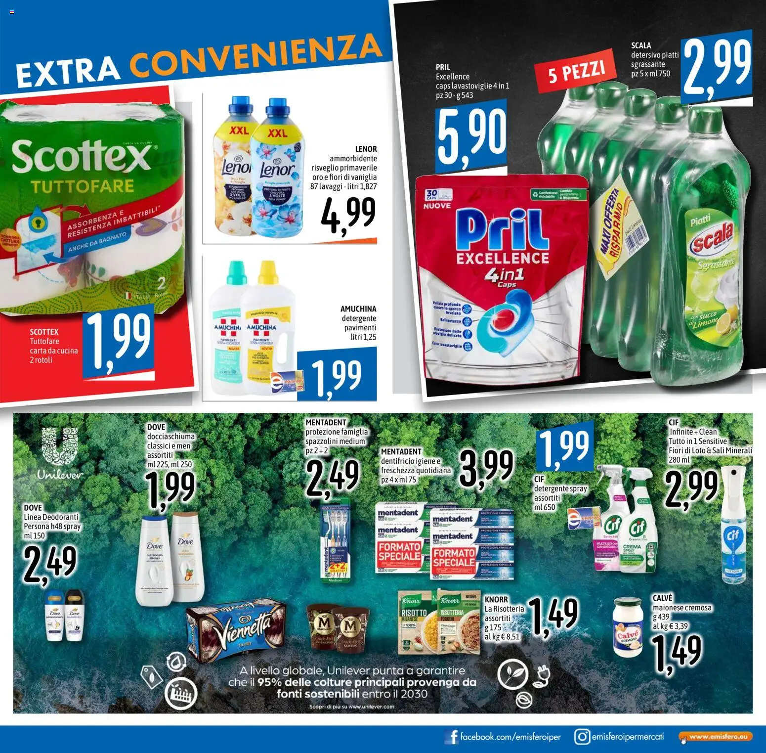 Volantino Emisfero del 27/08/2026 | Pagina: 21 | Prodotti: Dentifricio, Detergente, Maionese, Scala