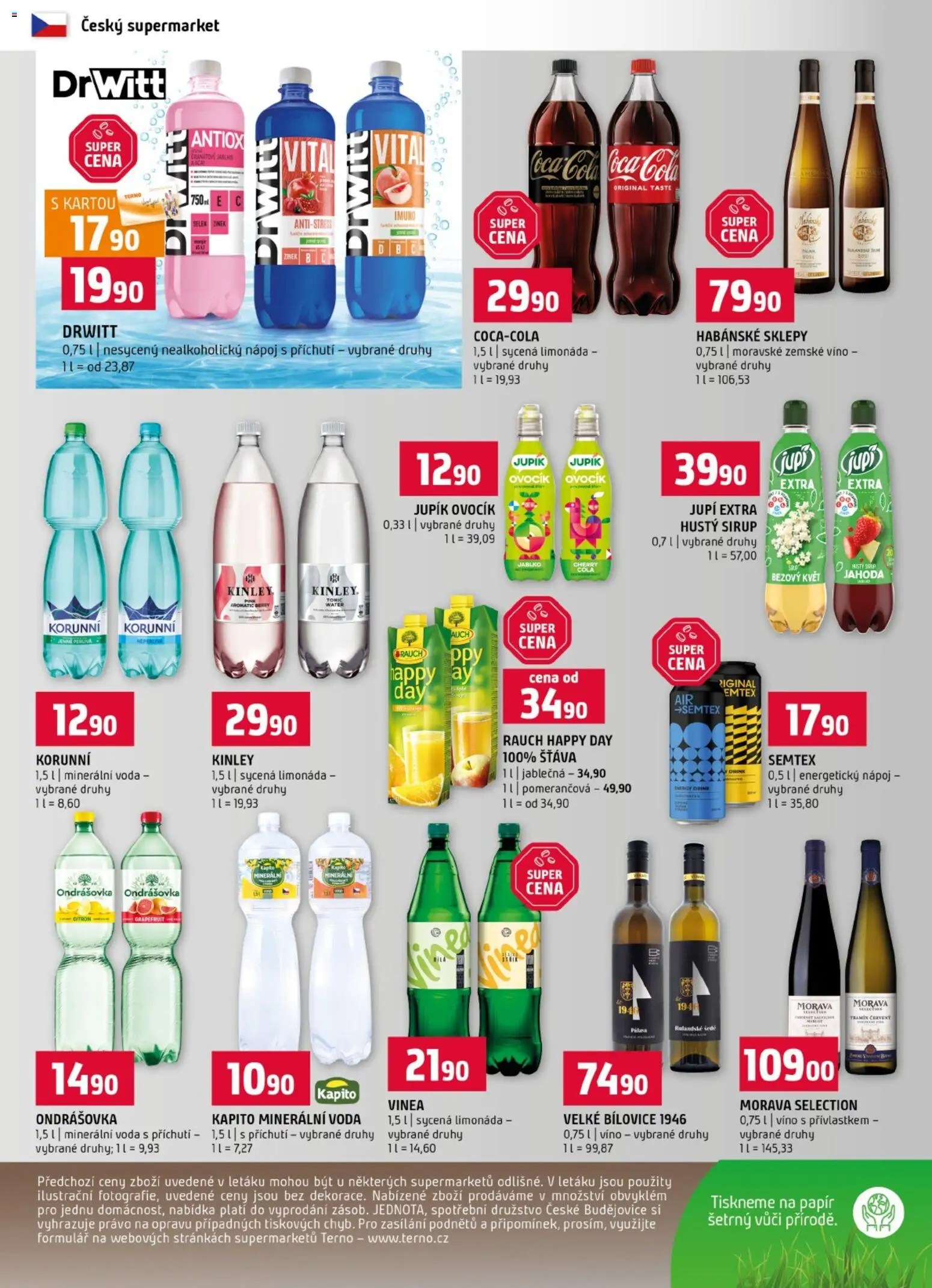 Terno leták od 13.05.2026 | Strana: 12 | Produkty: Voda, Limonáda, Granátové jablko, Habánské sklepy