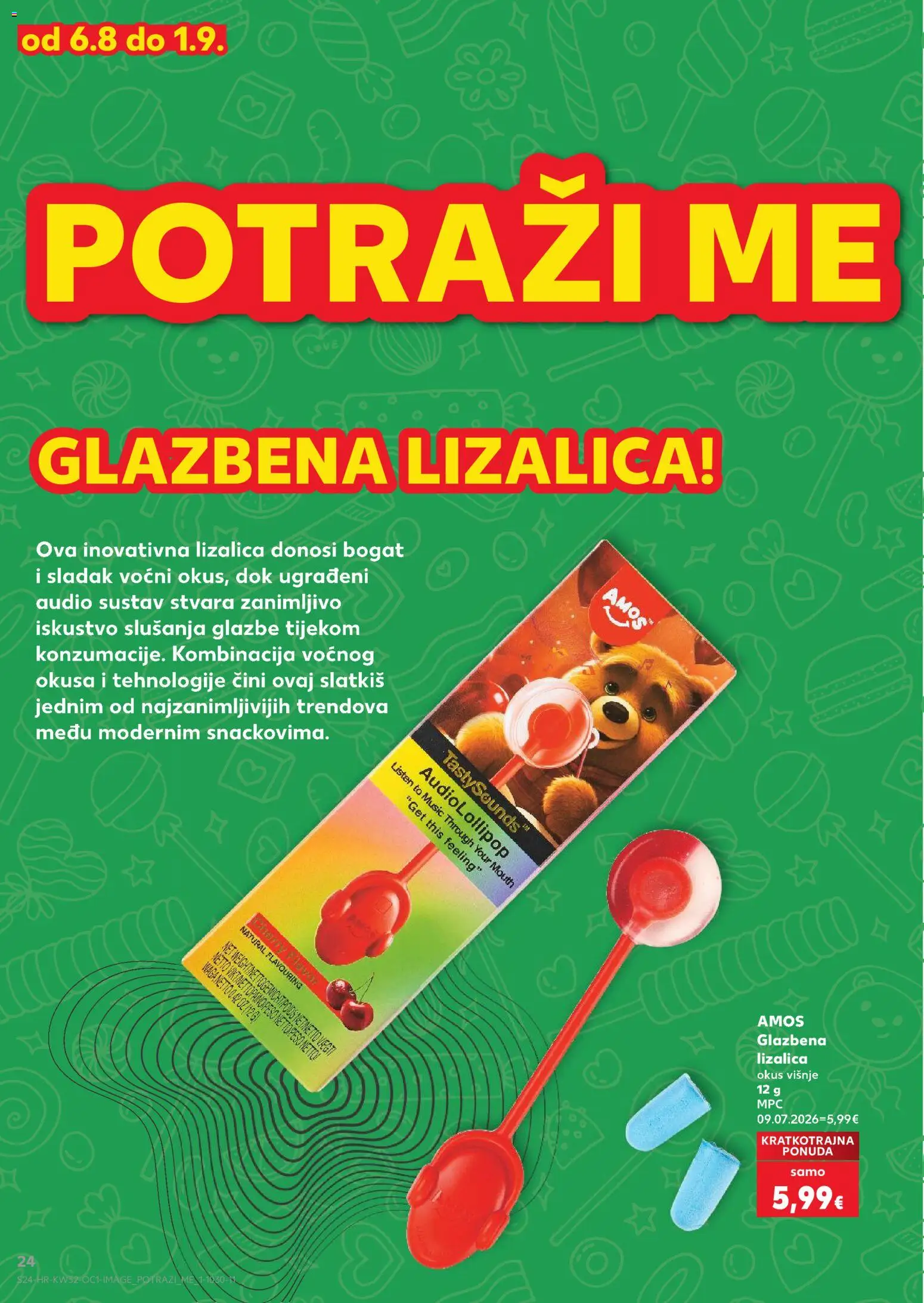 Kaufland katalog | vrijedi od 06.08.2026 | Stranica: 24 | Proizvodi: Audio